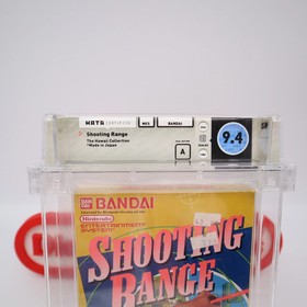 NES Nintendo Zapper Game SHOOTING RANGE - WATA PEDIGREE GRADED 9.4 A NEW Sealed!