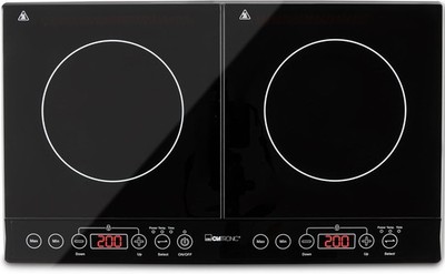 Clatronic  Induktions-Doppelkochplatte | Induktionskochplatte mit Sensor Touch