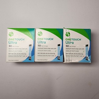 150 OneTouch ULTRA TEST STRIPS New Sealed