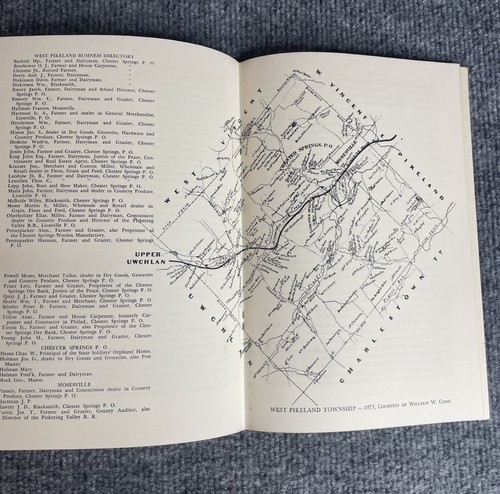 History of West Pikeland Township by Clifton Lisle Pennsylvania AUTHOR SIGNED - Picture 7 of 7