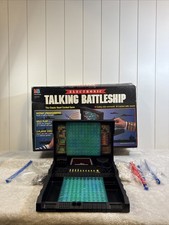 Electronic Talking Battleship Game Milton Bradley Vtg 1989 Tested Read