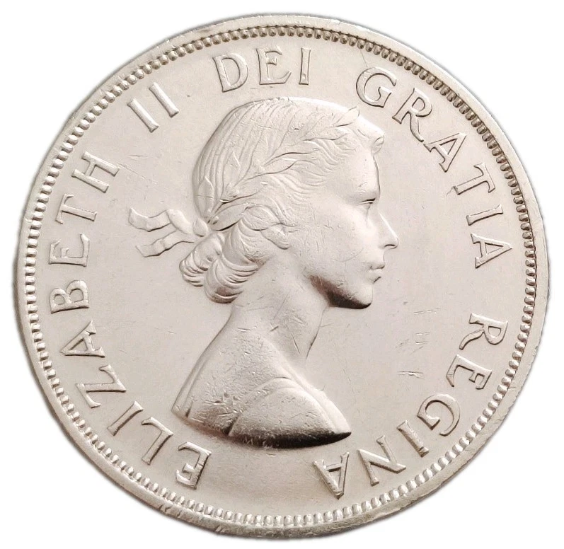 Kanada 1 Dollar 1963 Silber Kanu Elizabeth II Silver Coin Art. 003 -098 - Bild 4 von 4