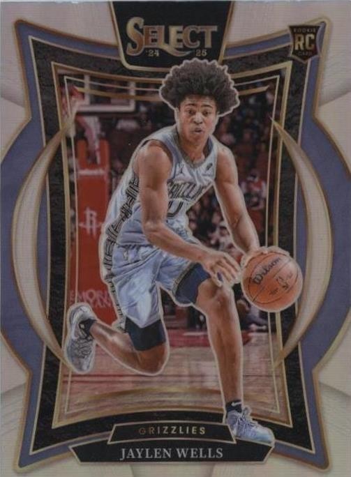 2024-25 Panini Select - Concourse Jaylen Wells #79 Silver Prizm