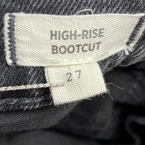 Madewell Womens High-Rise Bootcut Black Jeans Sz 27 - Picture 5 of 6