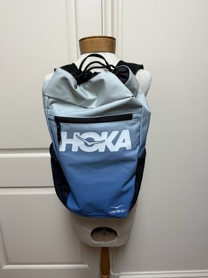 Hoka One Blue  One Time To Fly Backpack Shoe Bag Gradient Lighweight Storage Bag