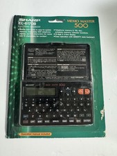 Vintage Sharp EL-6170B Memo Master 500 Electronic Organizer NEW Sealed NOS
