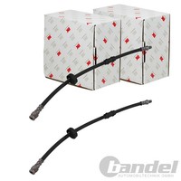 2X NK BremsschlÄUche Vorne Passend FÜR Fiat Panda Lancia Y10 Seat Marbella