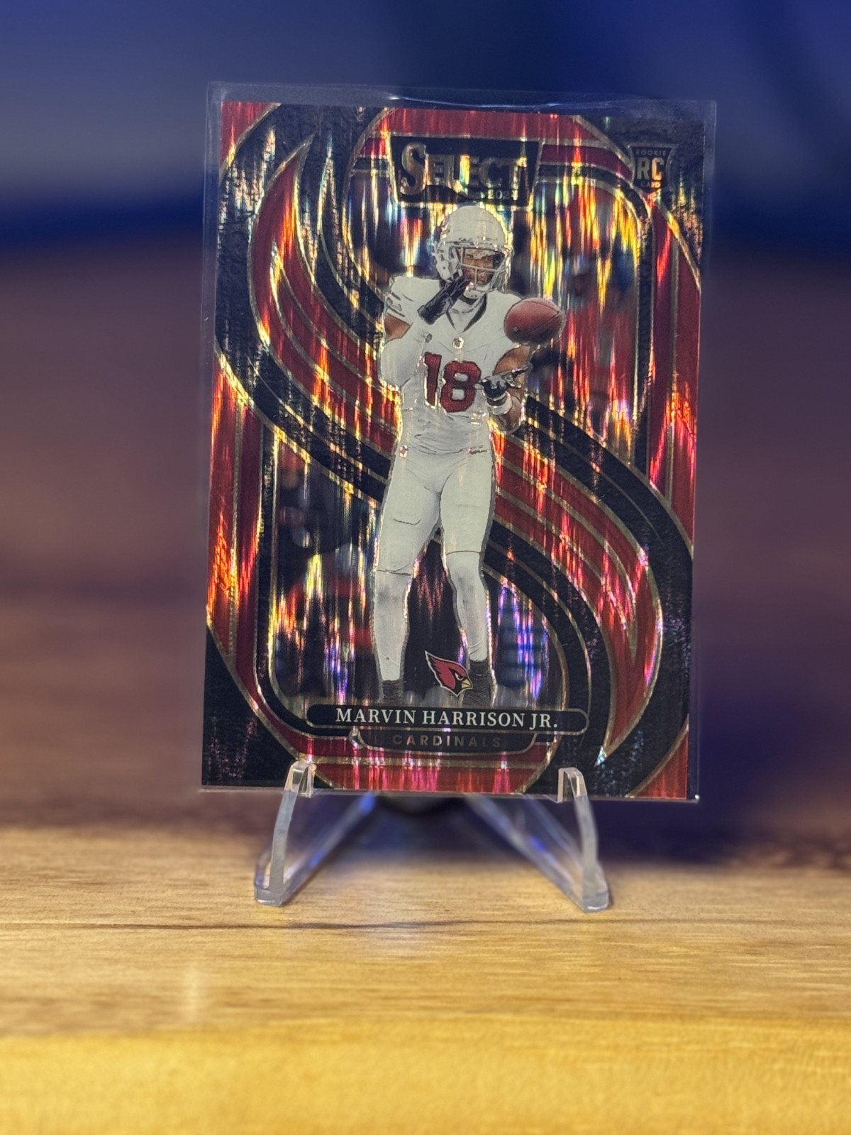 2024 Panini Select Premier Level Marvin Harrison Jr. #125 Red Shock RC /249