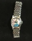 Vintage 1950’s US TIME Cinderella Disney Kids Mechanical Watch Runs