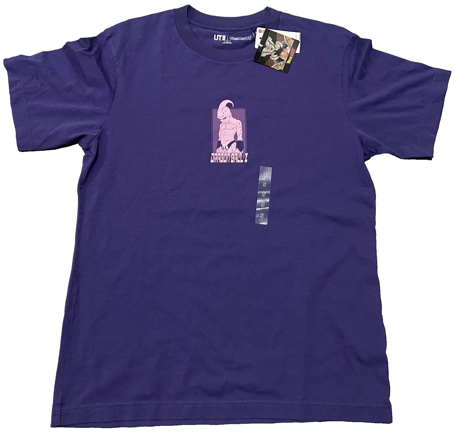 *RARE* BNWT UNIQLO UT Rare Majin Buu Dragonball Z Purple T-Shirt **DEADSTOCK**