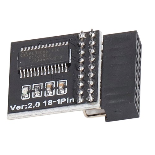 Schwarzes TPM2.0 Sicherheitsmodul 18pin Für Motherboard LPC Karte Fü UB - Afbeelding 3 van 24
