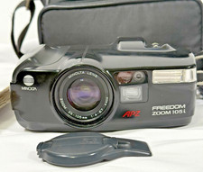Vintage Minolta Freedom Zoom 105i APZ 35mm Film Camera Tested Partial Working