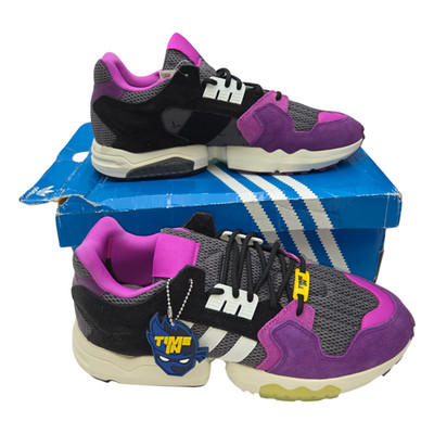 Adidas Ninja ZX Torsion Men s Size 12 Grey Five/White/Glory Purple