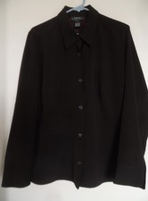 RALPH LAUREN GREEN LABEL Brown Blazer Jacket, sz 14W
