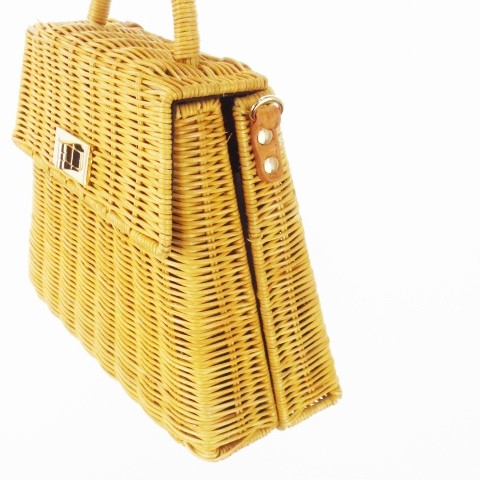 AMERI Basket Bag Handbag 2way Shoulder Bag Natura… - image 3