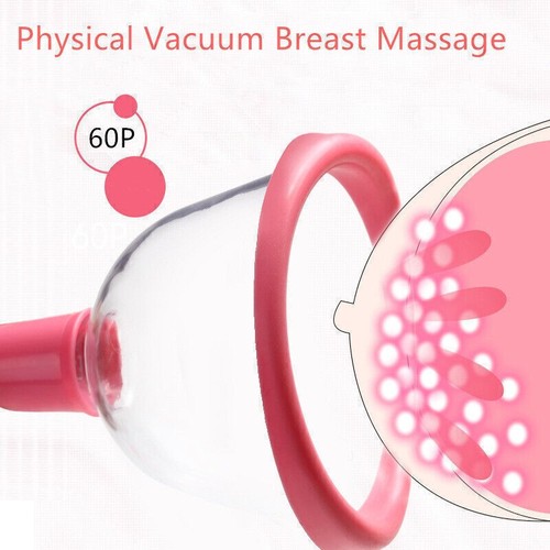 Female Breast Massager Enlargement Bust Enhancement Electric Vacuum Pump Cup - Picture 8 of 14