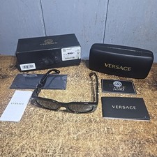Versace VE4361 Sunglasses 140 53 18 mm Unisex MEDUSA BIGGIE Sunglasses - Black