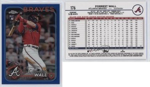 2024 Topps Chrome Blue Refractor /150 Forrest Wall #176 Rookie RC