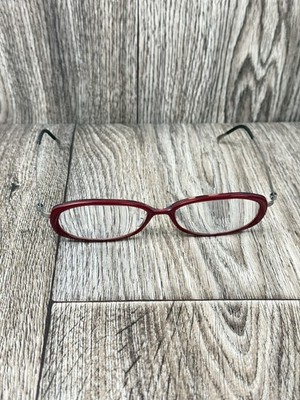 Lindberg Ace Strip 1125 Col. AA86 Red Eyeglasses 801745844 Frames Only 52-17-150