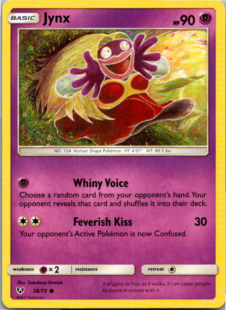 Jynx Common Shining Legends 38/73 NM