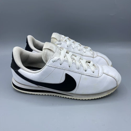 Scarpe Nike Classic Cortez bianche nere scarpe da corsa allenamento giovani taglia 5 anni