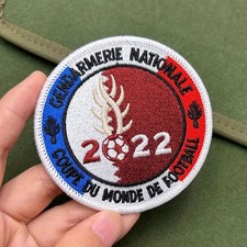 Patch Gendarmerie Nationale Coupe du Monde de Football 2022 Écusson Brodé Qatar