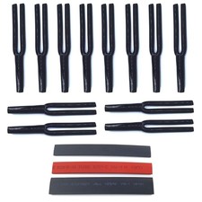 Speaker Wire Pants y Boot Cable Pants 8mm 2-conductor, Black pack of 12 In...