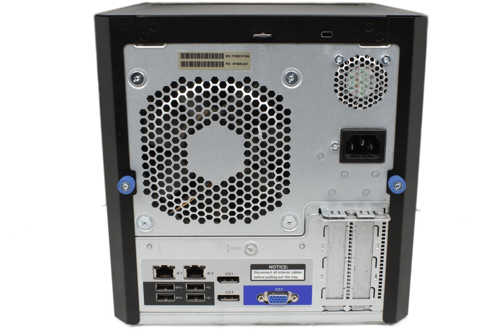 HPE ProLiant MicroServer Gen10 - AMD Opteron X3216 8GB DDR4 4-LFF NHP 873830-421 - Image 3 of 4