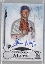 2015 Topps Five Star Auto Steven Matz #FSA-SMA Auto fm0