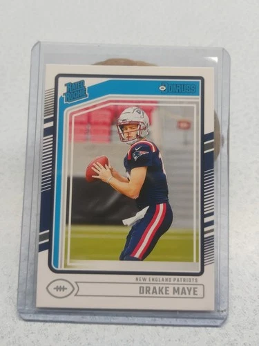 🏈 2024 Panini Donruss Football Drake Maye Rated Rookie No.379 Patriots 🔥