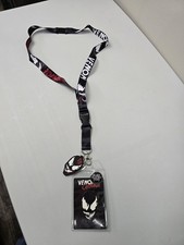 Marvel Venom Carnage Split Face Lanyard with ID Holder New