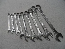 Vintage Sears SEARS Standard SAE Combination Wrench Set (Taiwan) - 9 pcs