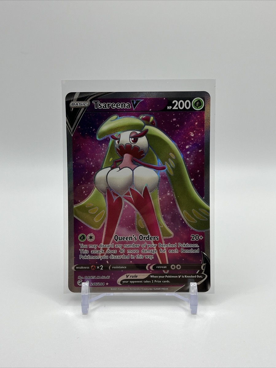 tsareena v pokemon card price TCG (Japanese) Grass / 200 / Basic Pokmon TCG Tsareena V Fusion