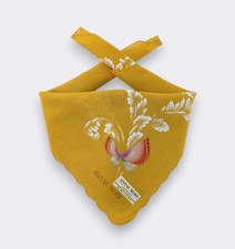 Vintage Hanae Mori Handkerchief Neckerchief Bandana Pocket Square Gift