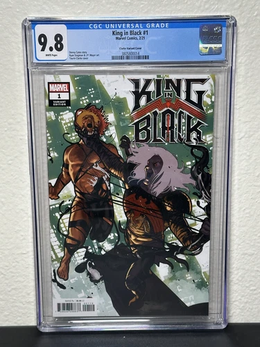 Marvel Comics King in Black #1 Taurin Clarke Variant CGC 9.8 White Pages 2021