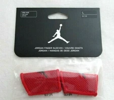 Nike Jordan Finger Sleeves Gym Red/Black Adult Large