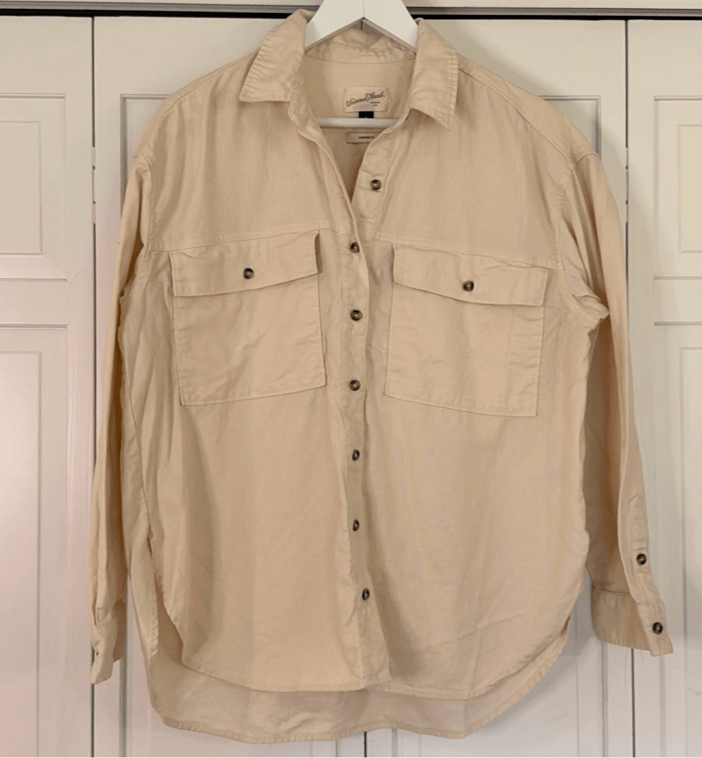 Universal Thread oversized utility button down sh… - image 9