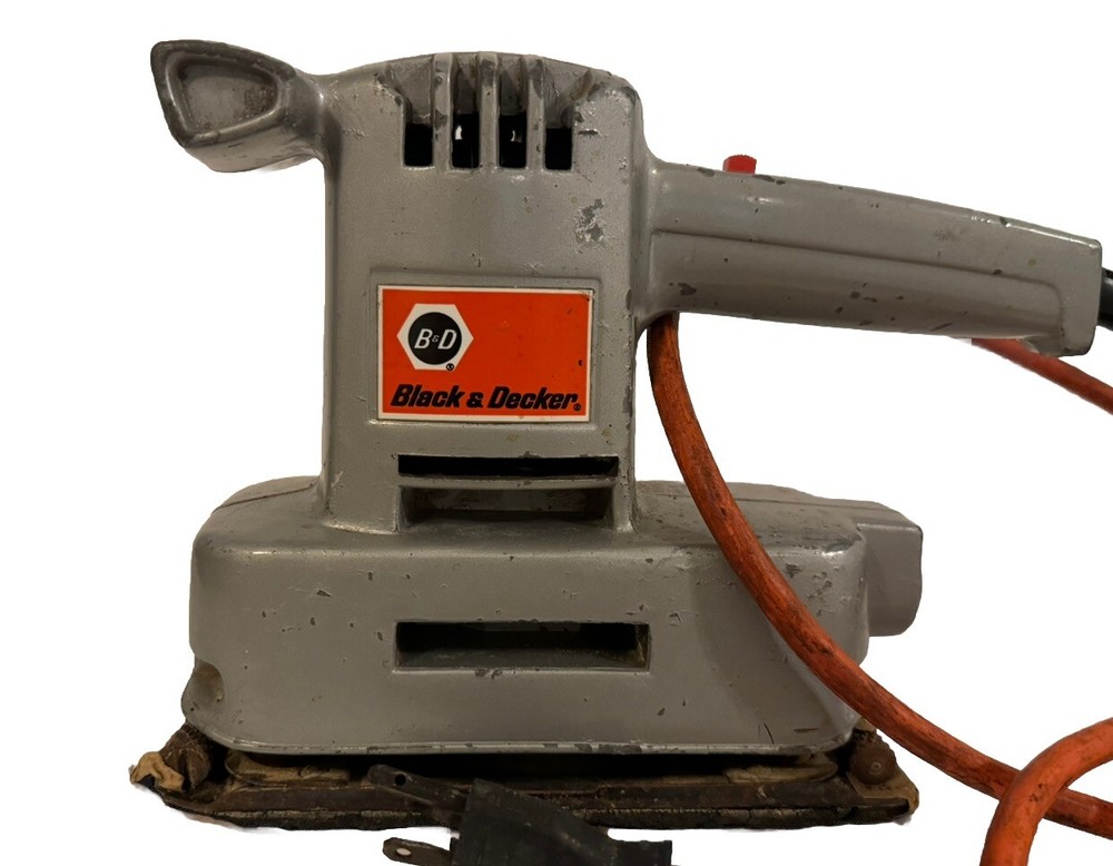 Vintage Black & Decker No. 7410 Finishing Sander Clean Fully Functional