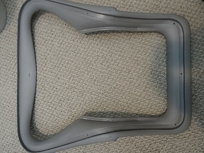 Herman Miller Aeron Sitzlehne Größe B Rauchgrau Farbe Guter Zustand