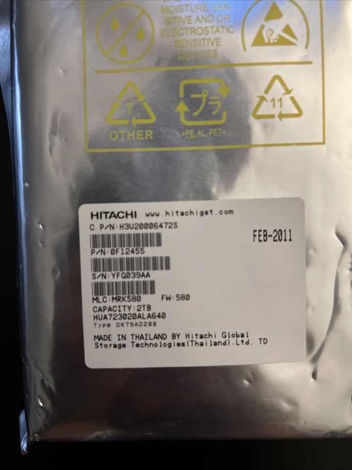 HGST Ultrastar 7K4000 2TB,Internal,7200 RPM,3.5 inch (HUS724030ALS640) Hard... - Image 2 of 3