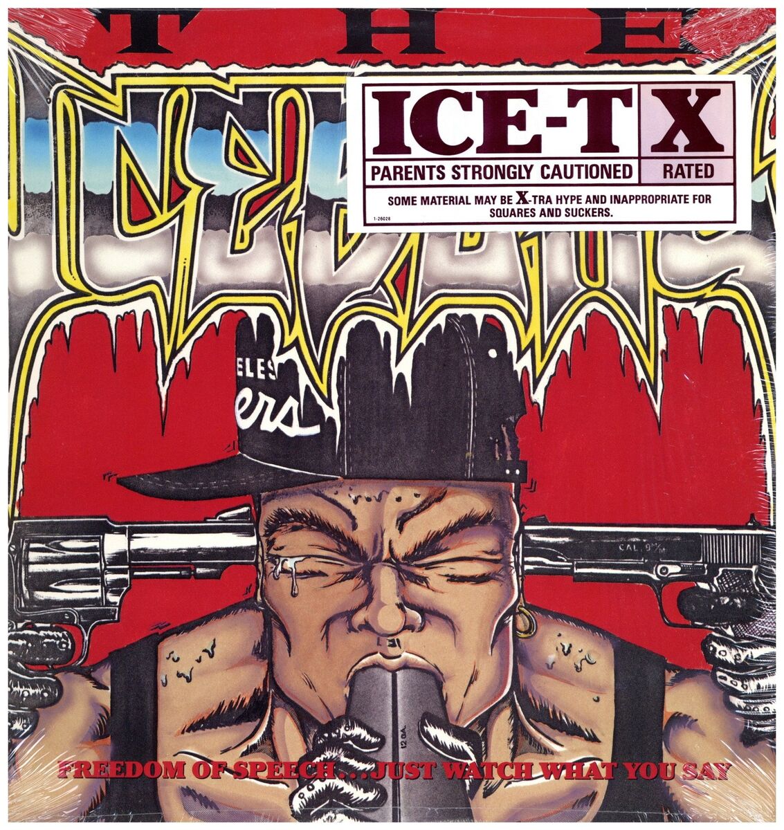 洋楽 ICE-T the  ICEBERG freedom of speech  LP Ice-T - The Iceberg (Freedom Of Speech Just Watch) '89 LP