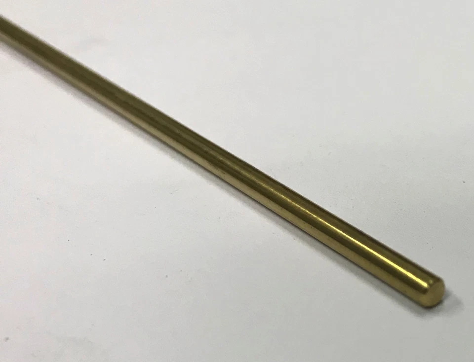1/4" (0.250") diameter Round Brass Bar Rod various lengths