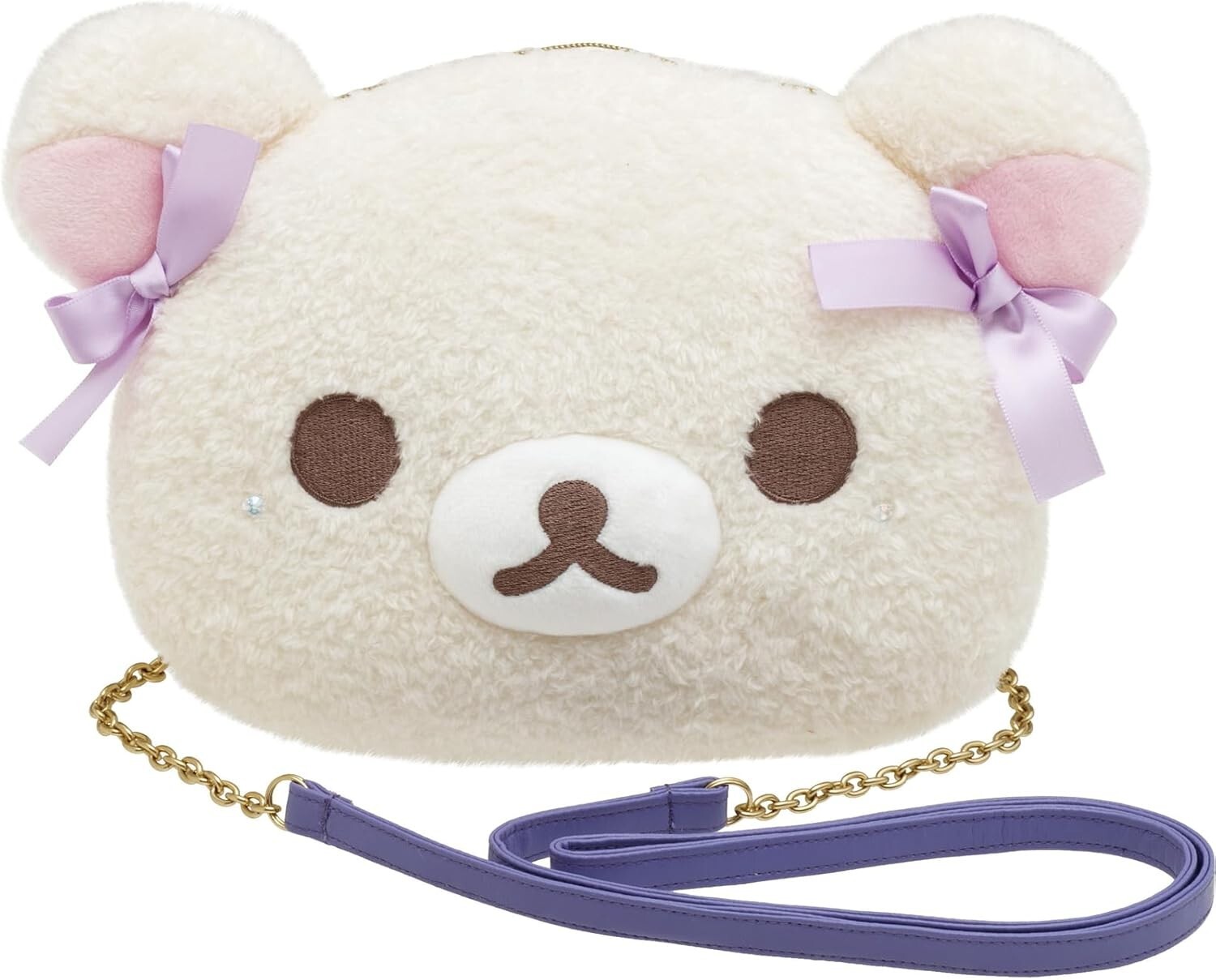 San-X Rilakkuma Plush Multi Pochette (Korilakkuma Empty spinning