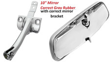 Espejo retrovisor 10" + soporte espejo retrovisor, interior, convertible Chevelle/GTO/Skylark 1967