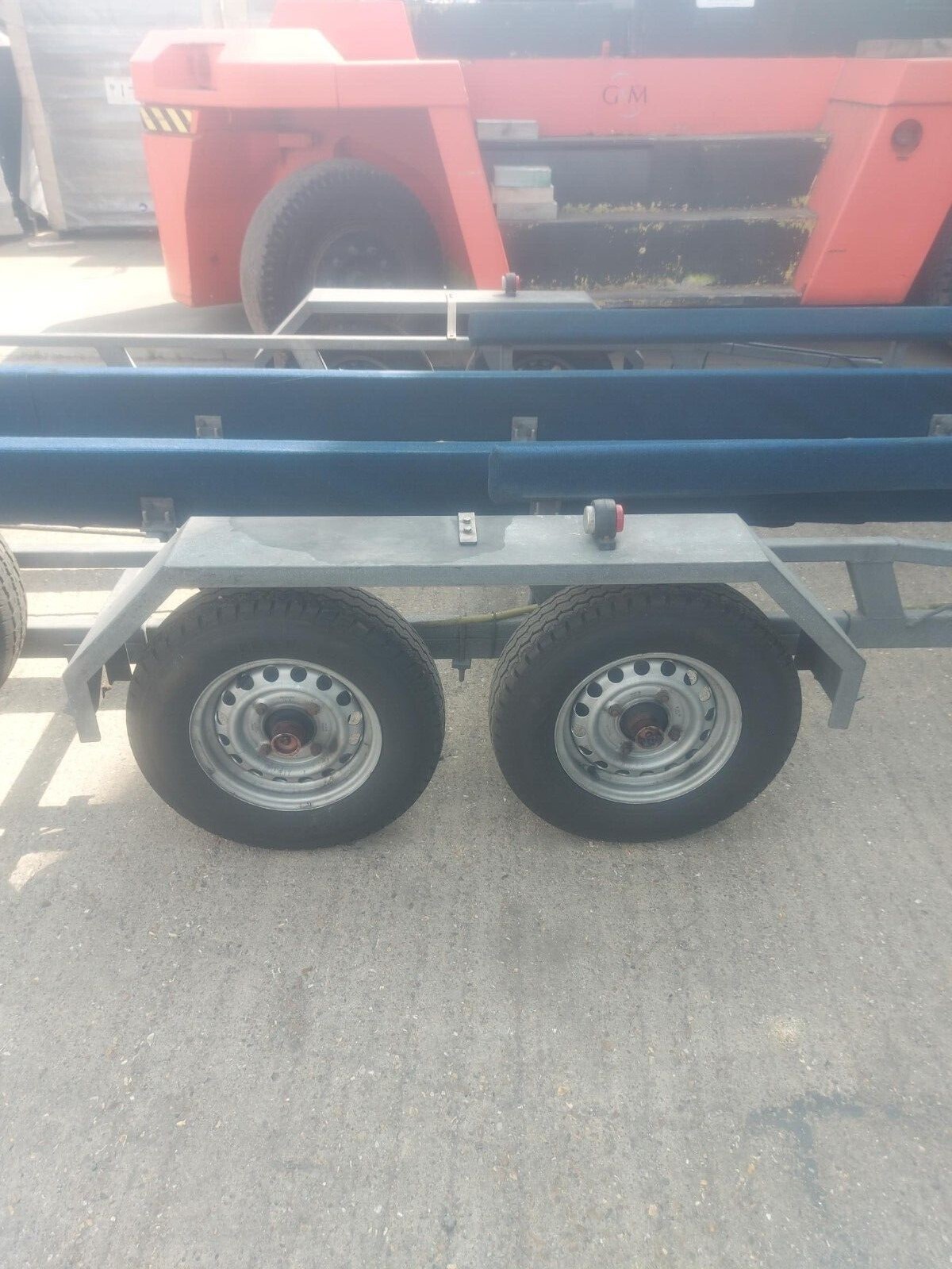 Twin axle boat trailer eBay