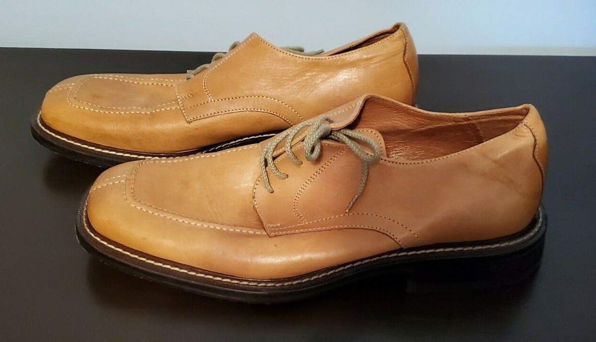 Vero Cuoio Lav Artigiana Aldo Tan Leather Oxfords Mens Size 43 Shoes Italy US 10 Vero Cuoio Dress Shoes for Men with Upper Leather Brown for  main image 3