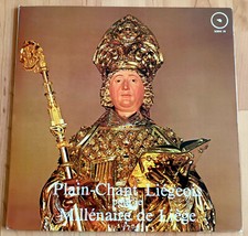 Vinyl LP Plain-Chant Liegeois - Millénaire de Liège (Medieval, ALPHA)