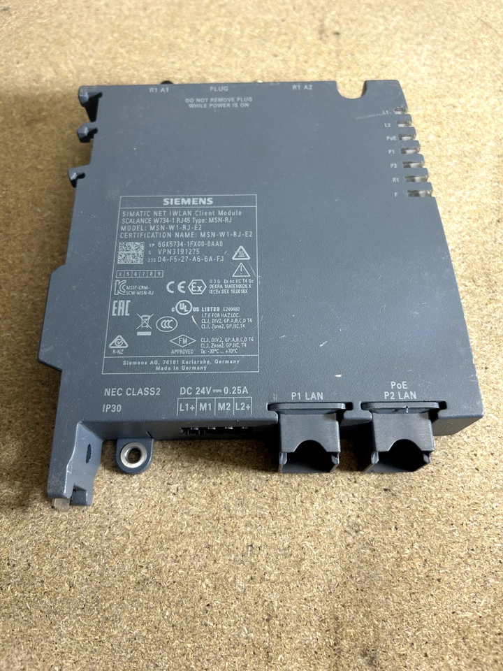 Client IWLAN Scalance W734 - Occasion - Siemens 6GK5734-1FX00-0AA0 - Photo 2/3