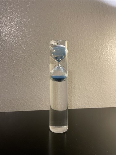 Glass Hourglass Blue/ Rare