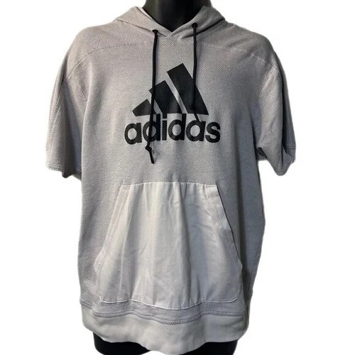 adidas short sleeve hooded shirts & tops
